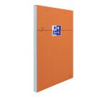 Bloc de bureau Oxford 14,8 x 21 cm agrafés - 5 x 5 mm - 80 feuilles