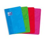 Carnet Oxford Color Life 9x14cm petits carreaux 5mm 96 pages agrafées couverture carte coloris assortis