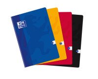 Cahier Oxford color life a4 petits carreaux 5mm 192 pages brochées couverture carte coloris assortis