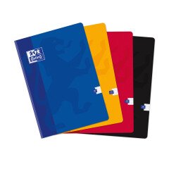 Cahier Oxford Color Life A4 petits carreaux 5mm 192 pages brochées couverture carte coloris assortis