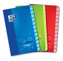 Répertoire Oxford Infinium 11x17cm petits carreaux 5mm 96 pages agrafées couverture synthétique coloris assortis