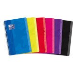 Répertoire Oxford color life 11x17cm petits carreaux 5mm 100 pages reliure spirale couverture carte coloris assortis
