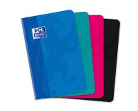 Carnet Oxford color life 9x14cm petits carreaux 5mm 192 pages brochées couverture carte coloris assortis