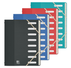 Trieur Oxford school life recycle a4 8positions polypro opaque assorti