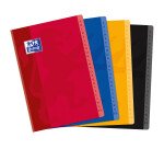 Répertoire Oxford Color Life A4 petits carreaux 5mm 192 pages brochées couverture carte coloris assortis