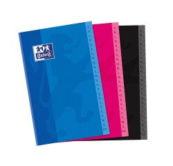 Répertoire Oxford color life 11x17cm petits carreaux 5mm 192 pages brochées couverture carte coloris assortis