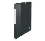 Boite Oxford school life recyclé 24x32 Dos25 polypro opaque pastel assorti