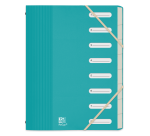 Trieur Oxford school life recycle a4 8positions polypro opaque assorti