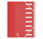 Trieur Oxford school life recycle a4 8positions polypro opaque assorti