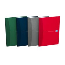 Cahier Oxford office essentials a4 petits carreaux 5mm 192 pages reliure brochure couverture carte coloris assortis