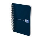 Carnet Oxford office Essentials 9x14cm petits carreaux 5mm 180 pages reliure spirale couverture carte coloris assortis