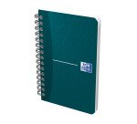 Carnet Oxford office Essentials 9x14cm petits carreaux 5mm 180 pages reliure spirale couverture carte coloris assortis