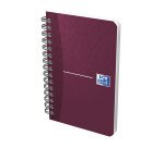 Carnet Oxford office Essentials 9x14cm petits carreaux 5mm 180 pages reliure spirale couverture carte coloris assortis