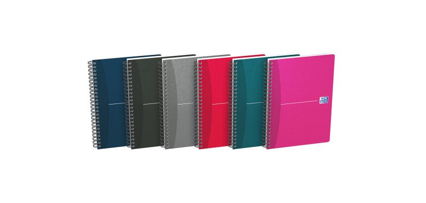 Cahier office Essentials Oxford A5 ligné 7 mm - 180 pages