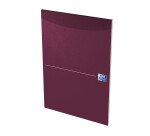 Bloc-notes Oxford office essentials a4 ligné 7mm margé 160 pages endossé couverture carte coloris assortis