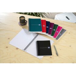 Cahier office Essentials Oxford A5 ligné 7 mm - 180 pages