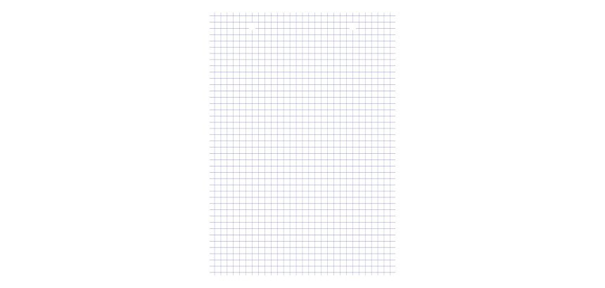Fiche bristol collées 210 x 148 blanches 5 x 5 mm Oxford - Bloc de 30