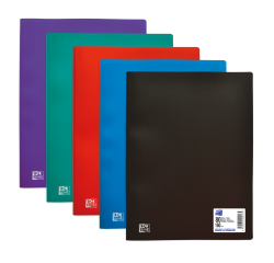Protège-documents Oxford initial a4 80pochettes polypro assorti