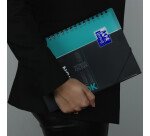 Cahier spirale Oxford Etudiants Nomadbook A4+ 24 x 32 cm grands carreaux 160 pages