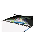 Cahier spirale Oxford Etudiants Nomadbook A4+ 24 x 32 cm grands carreaux 160 pages
