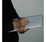 Cahier spirale Oxford Etudiants Notebook A4+ 24 x 32 cm petits carreaux 160 pages