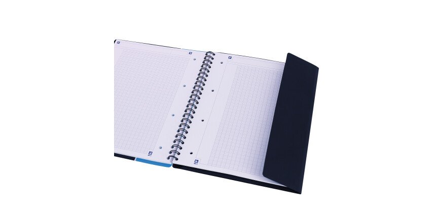 Cahier spirale Oxford Etudiants Nomadbook A4+ 24 x 32 cm grands carreaux 160 pages