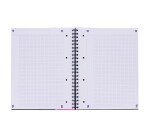 Cahier spirale Oxford Etudiants Notebook A4+ 24 x 32 cm petits carreaux 160 pages