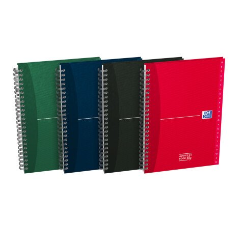 Directorio alfabético espiral Oxford Office Essentials 14,8 x 21 cm 180 páginas