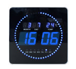 Pendule Unilux led flo noir prise européenne