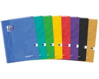 Cahier easybook kraft Oxford agrafe 240x320 96pages seyes assorti