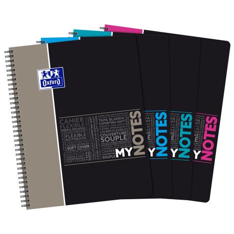 Cahier mynotes Oxford etudiant integrale 4 trous 230x297 160p optik p. seyes+tag assorti