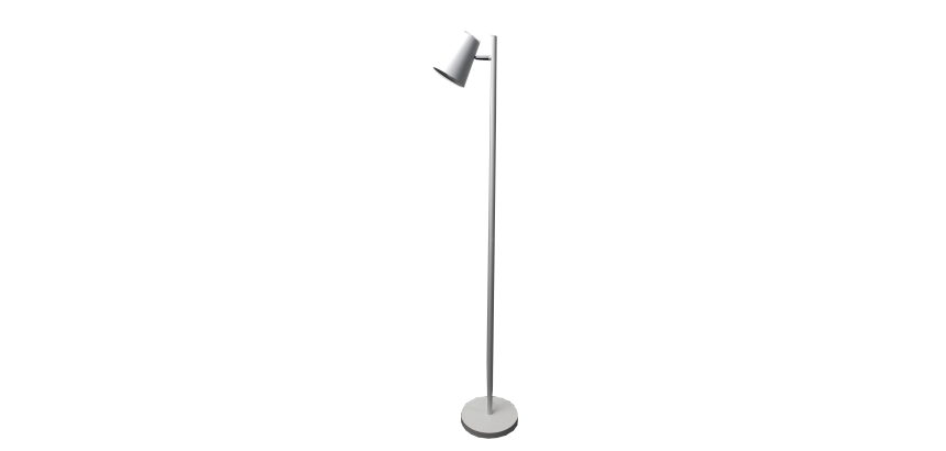Lampadaire spoty Unilux prise europe blanc