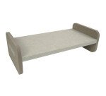 Rehausseur d'écran écologique Unilux en pet recyclé reverso blanc et beige 55 cm x25 cm x15 cm