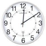 Pendule Unilux maxi wave gris métal