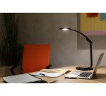 Lampe de bureau led Unilux timelight noir prise europe