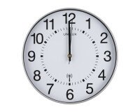 Pendule Unilux wave gris métal