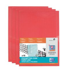 Pochettes coin Fard'Liss, A4, PVC 0,20 mm, bleu