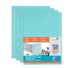Pochettes coin Fard'Liss, A4, PVC 0,20 mm, bleu