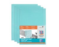 Sachet de 10 Pochettes-coin Oxford Fard'Liss A4 PVC lisse épaisseur 20/100ème