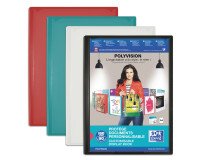 Protège-documents Oxford polyvision a4 160 vues / 80 pochettes couverture polypro opaque coloris assortis