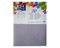 Lot de 20 EnveloPPes Oxford 90x140   gommee patte pointue de visite