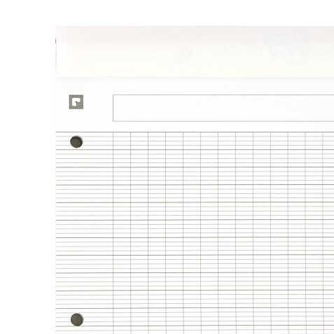 Bloc de bureau Oxford Office Essentials 22,5 x 29,7 agrafé - grands carreaux - 80 feuilles