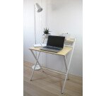 Bureau pliable Unilux homy blanc/hêtre 91,5 cm x 75 x 62 cm