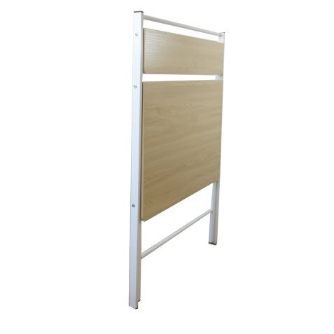 Bureau pliable Unilux homy blanc/hêtre 91,5 cm x 75 x 62 cm