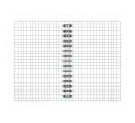 Carnet Oxford office Urban mix 9cm x 14cm petits carreaux 5mm 180 pages reliure spirale couverture polypro coloris assortis