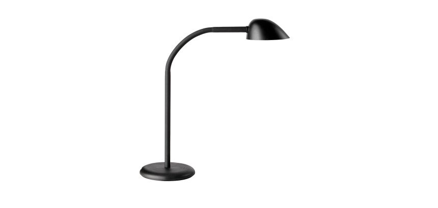 Lampe de bureau led Unilux easy noire prise europe