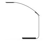 Lampe de bureau led Unilux timelight noir prise europe