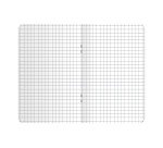 Carnet Oxford office essentials 9x14cm petits carreaux 5mm 96 pages agrafées couverture carte coloris assortis