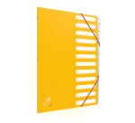 Trieur standard Oxford boston a4 12 positions couverture carte coloris assortis