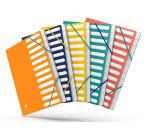 Trieur standard Oxford boston a4 12 positions couverture carte coloris assortis